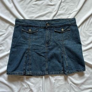 SOLD!! No boundaries denim mini skirt